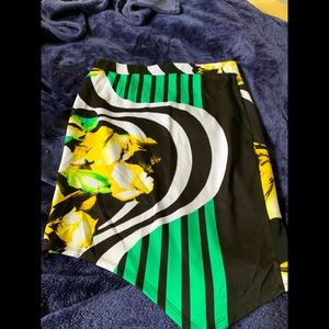 Bisou Bisou Multi-Color Knee-Length Skirt